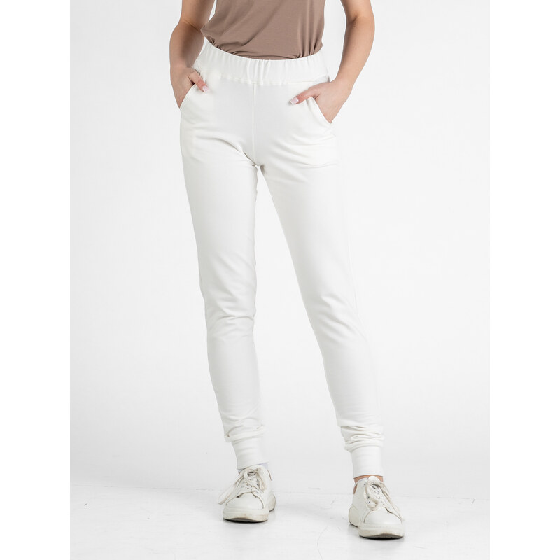 TallGuys Dámské prodloužené tepláky | Off-white 91395236