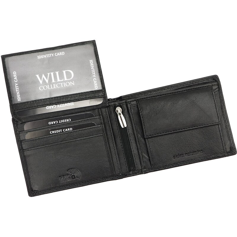 Pánská kožená peněženka Wild 125602 černá