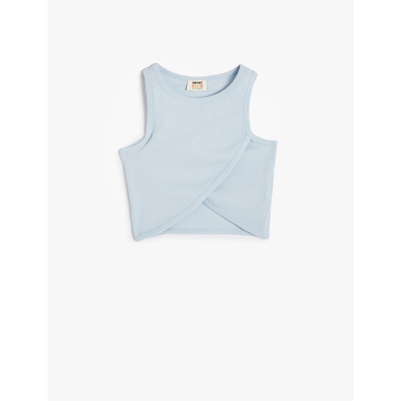 Koton Basic Undershirt Asymmetric Cut Round Neck