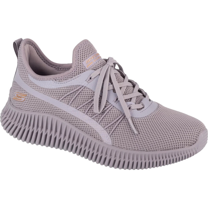 SVĚTLE FIALOVÉ LEHKÉ TENISKY SKECHERS BOBS GEO-NEW AESTHETICS Fialová