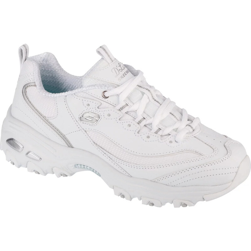 Bílé tenisky na platformě Skechers DLites - Endless Dream 13151