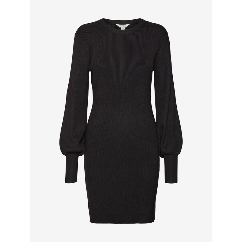 Černé dámské svetrové šaty VERO MODA Haya - Dámské