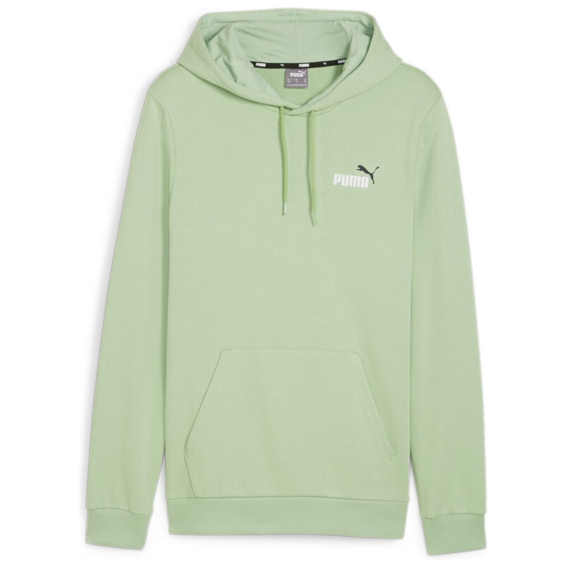 Puma ESS+ 2 Col Small Logo Hoodie TR green