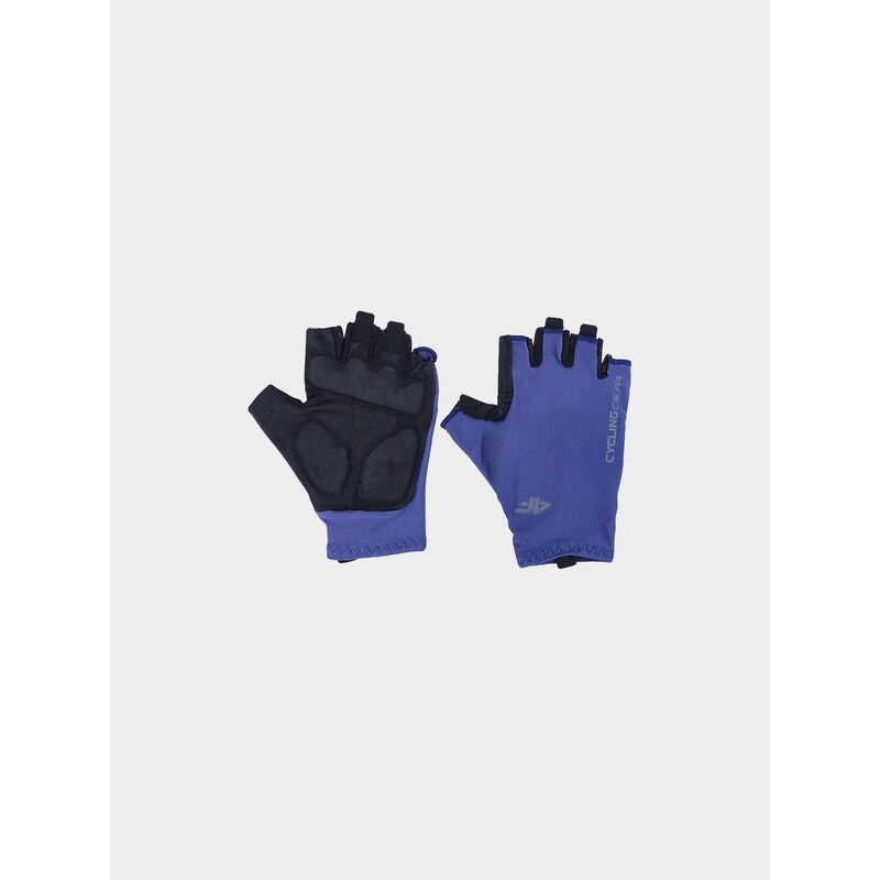 4F Cyklistické rukavičky s gelovými vložkami unisex - tmavě modré