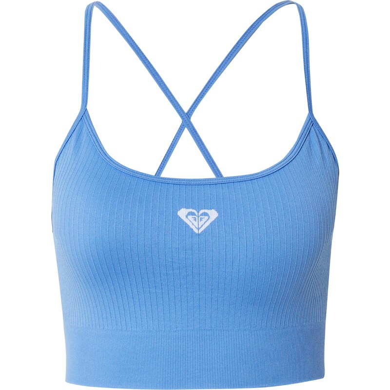 ROXY Sportovní podprsenka CHILL OUT nebeská modř / bílá