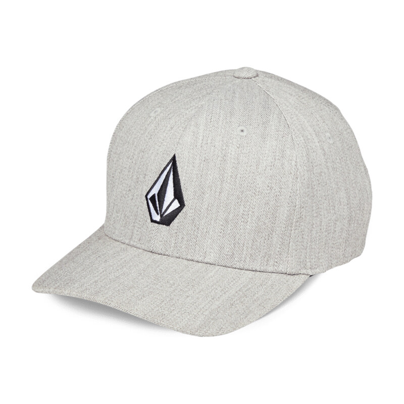 Kšiltovka Volcom Full Stone Hthr Flexfit Hat šedá Vintage S/M