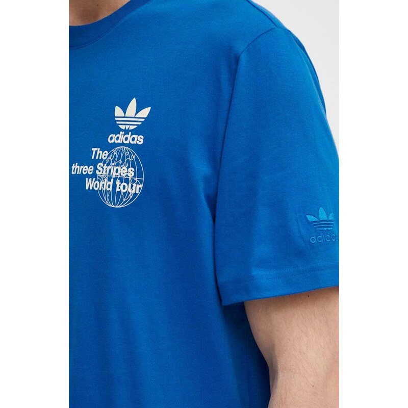 Bavlněné tričko adidas Originals s potiskem, IS0182