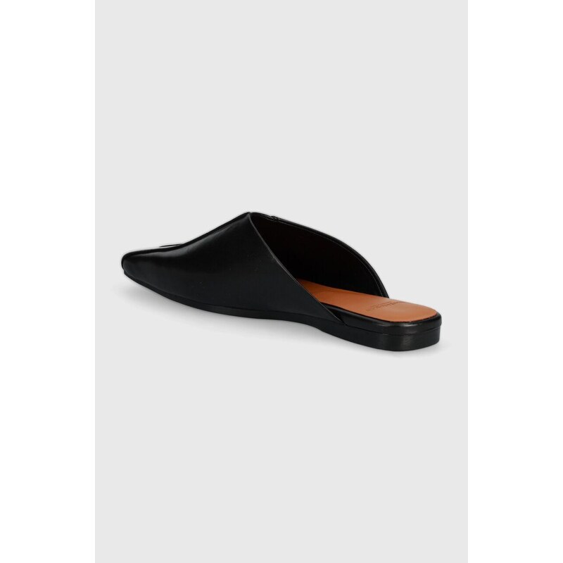 Kožené pantofle Vagabond Shoemakers WIOLETTA dámské, černá barva, 5701-001-20