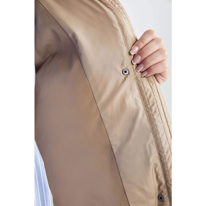 DEFACTO Waterproof Relax Fit Hooded Puffer Jacket