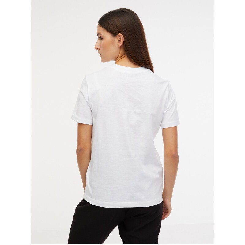 Bílé dámské tričko Diesel T-Reg - Dámské
