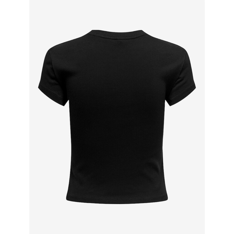 Černé dámské basic tričko ONLY Elina - Dámské
