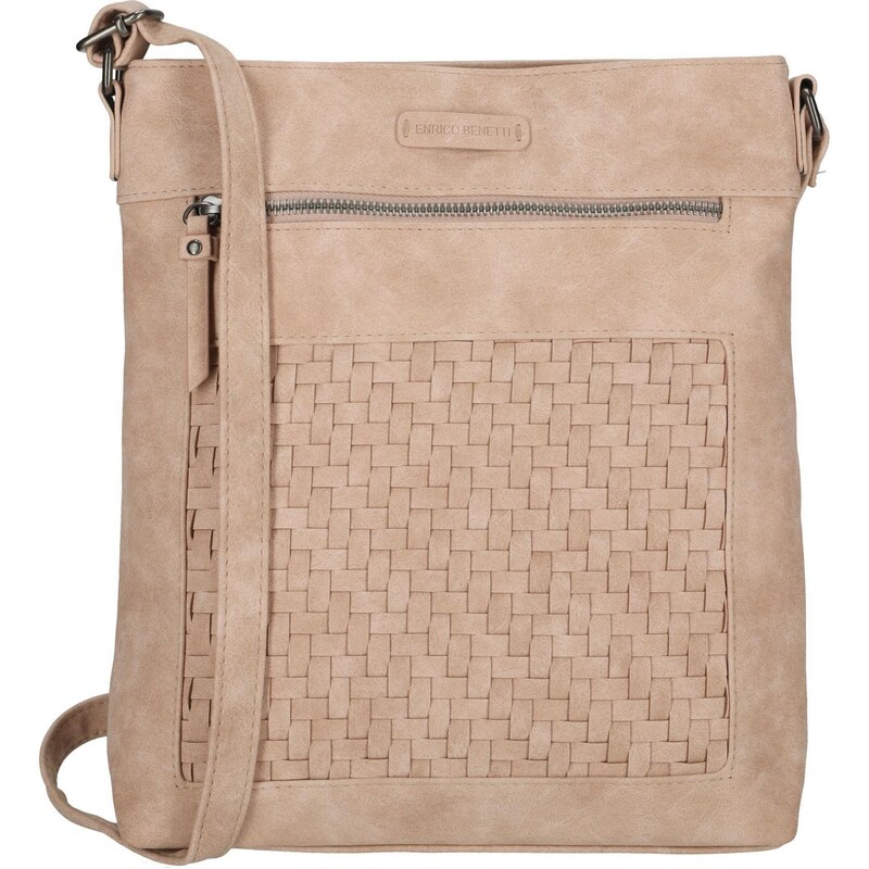 Dámská crossbody kabelka pudrově růžová - Enrico Benetti Zosie