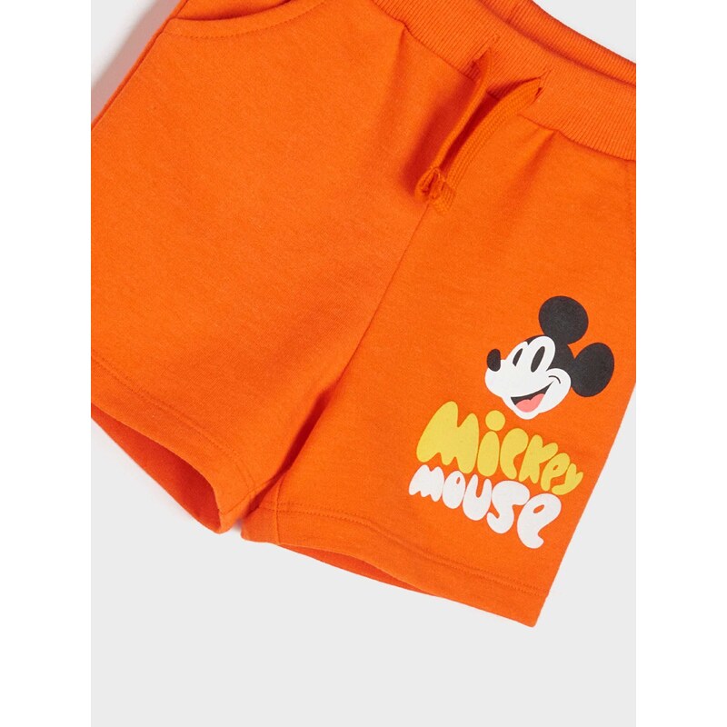 Sinsay - Kraťasy Mickey Mouse - oranžová