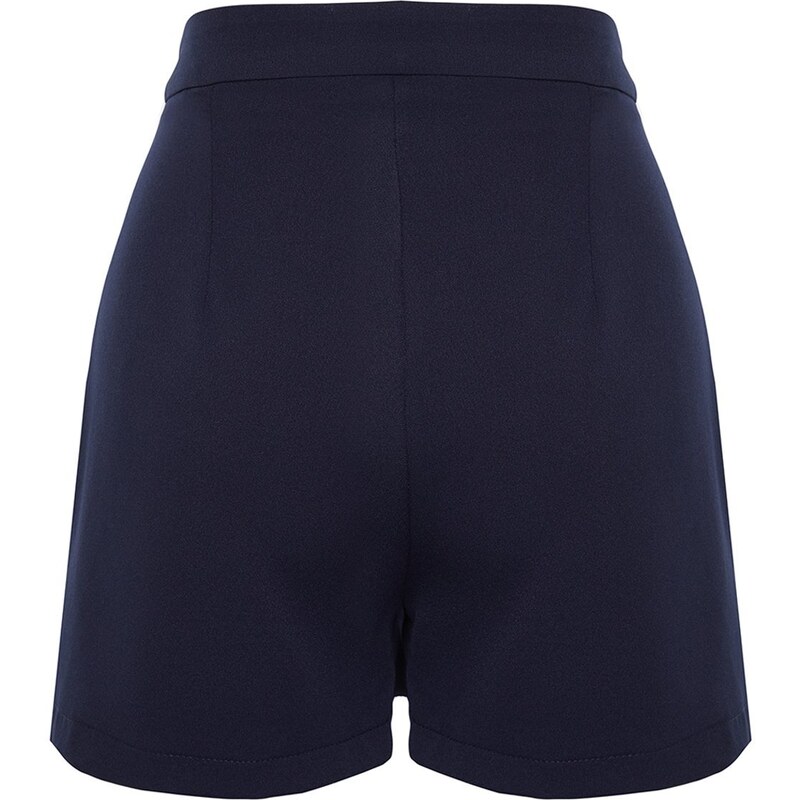 Trendyol Navy Blue Pocket Detailed Mini Woven Short Skirt