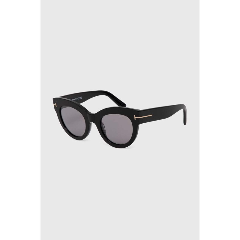 Sluneční brýle Tom Ford dámské, černá barva, FT1063_5101C