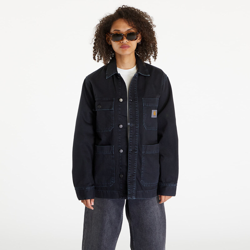 Carhartt WIP Garrison Coat UNISEX Black Stone Dyed