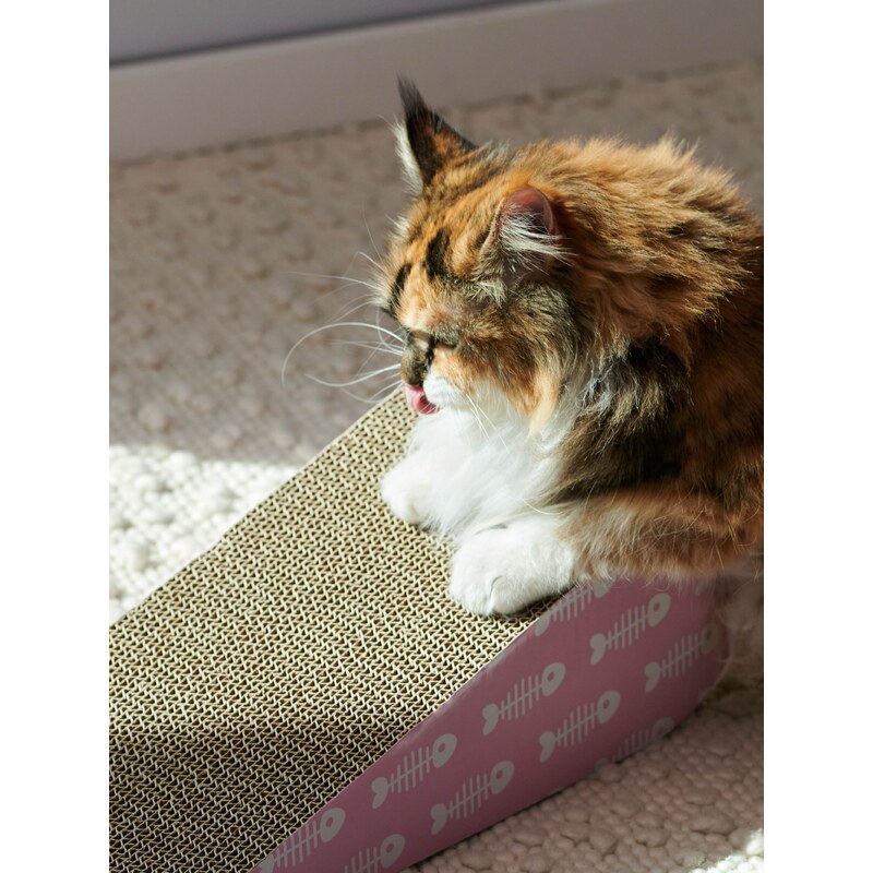 Sinsay - Škrabací podložka pro kočky - pastelová růžová