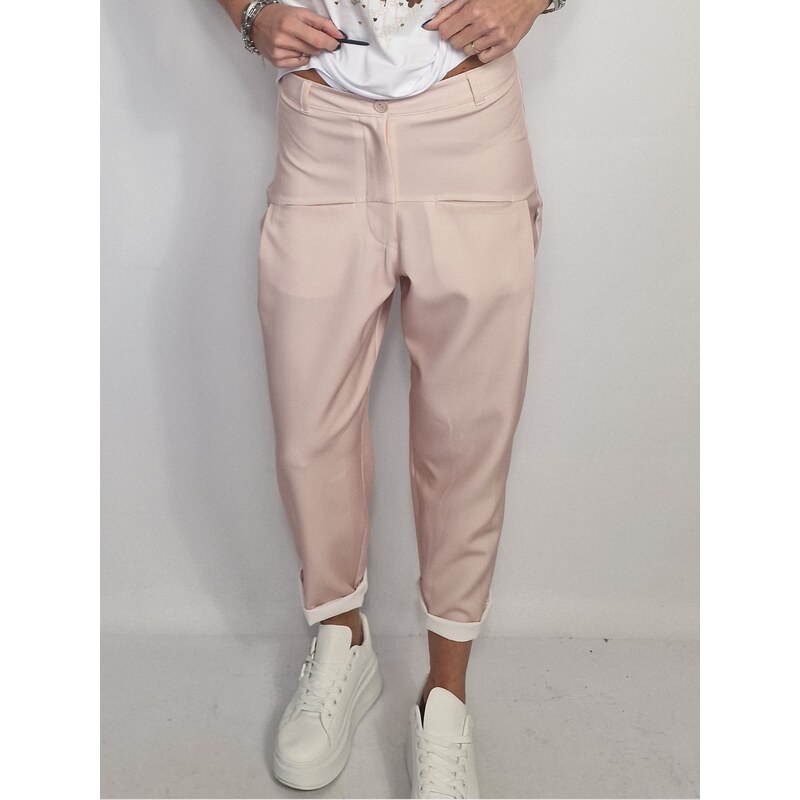 MCO Pudr růžové kalhoty SIDNEY