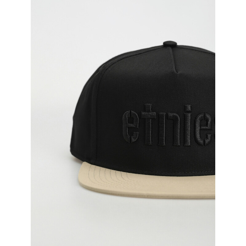 Etnies Corp Snapback (black/black/gum)hnědá