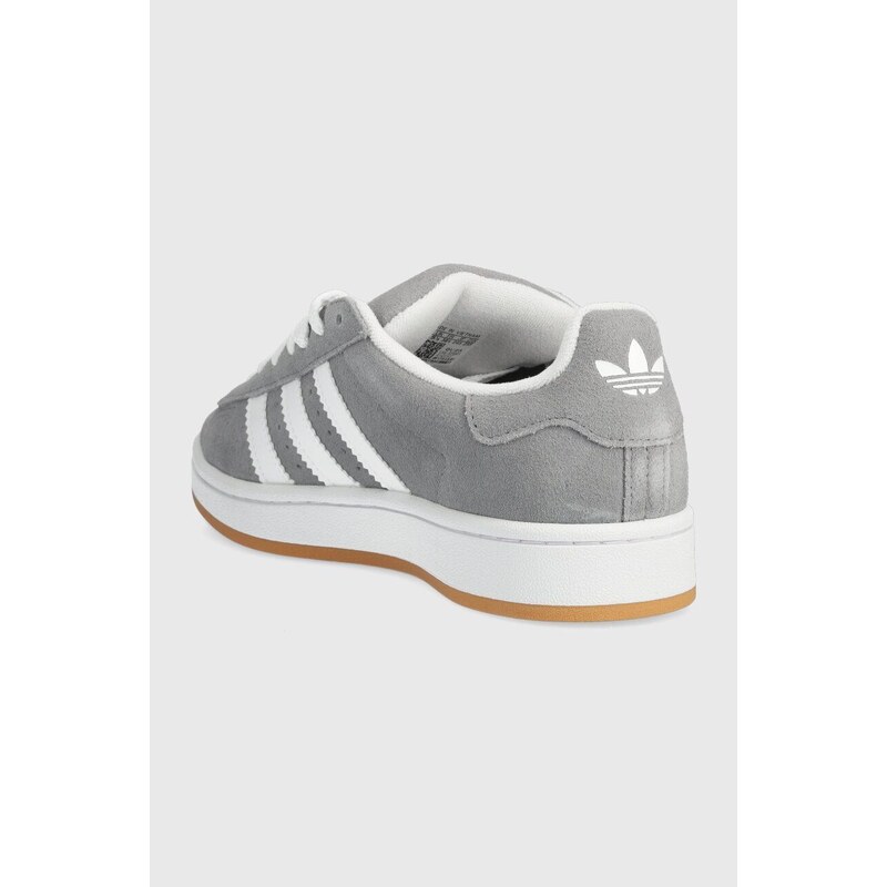 Semišové tenisky adidas Originals Campus 00s šedá barva, HQ6507