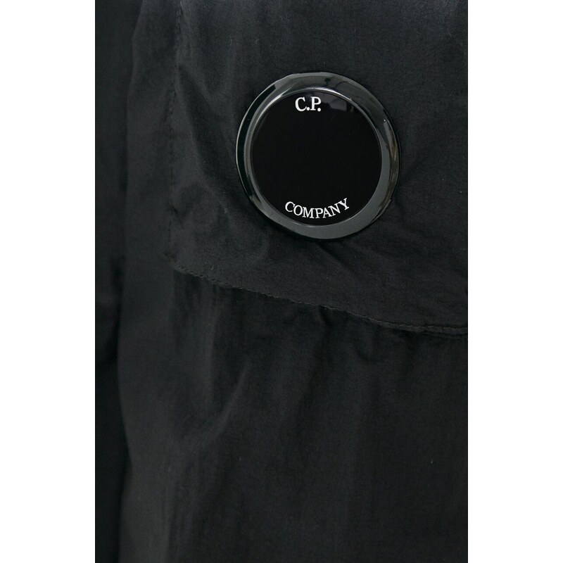 Bunda C.P. Company Taylon L Zipped pánská, černá barva, přechodná, 16CMSH111A005783G