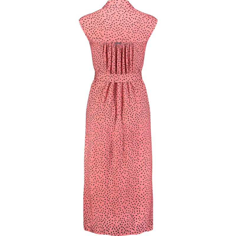 Nordblanc Růžové dámské šaty CHEMISE
