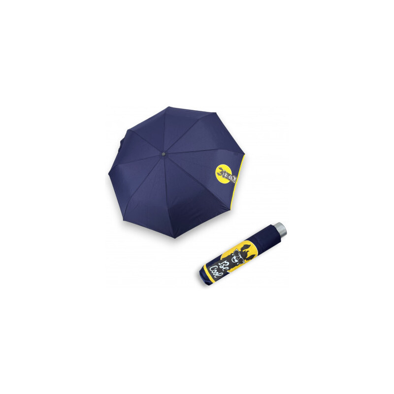 Doppler Mini Light Kids Navy Lama - dětský skládací deštník