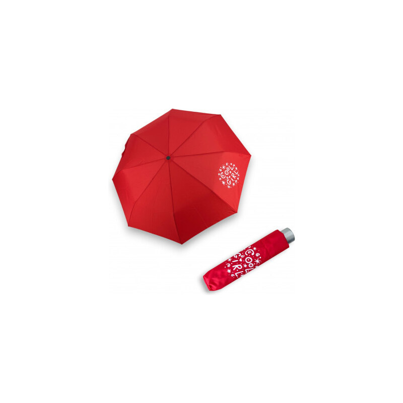 Doppler Mini Light Kids Red Cool Girls - dětský skládací deštník 91418866