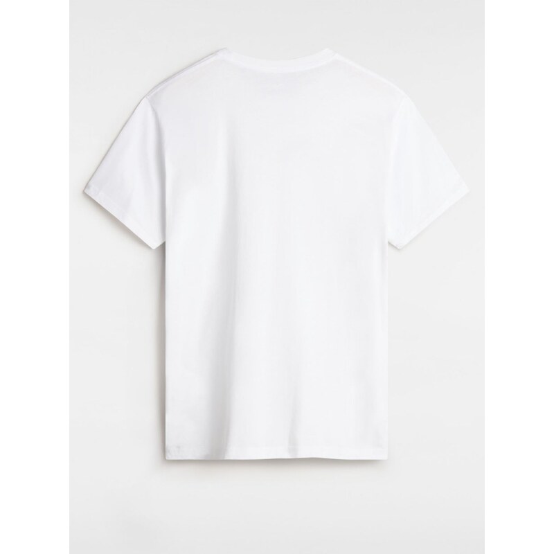 Bílé pánské tričko VANS Left Chest Logo - Pánské