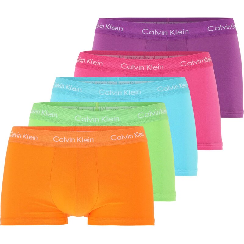 Calvin Klein Underwear Boxerky 'Pride' světlemodrá / světle zelená / tmavě fialová / oranžová / pink
