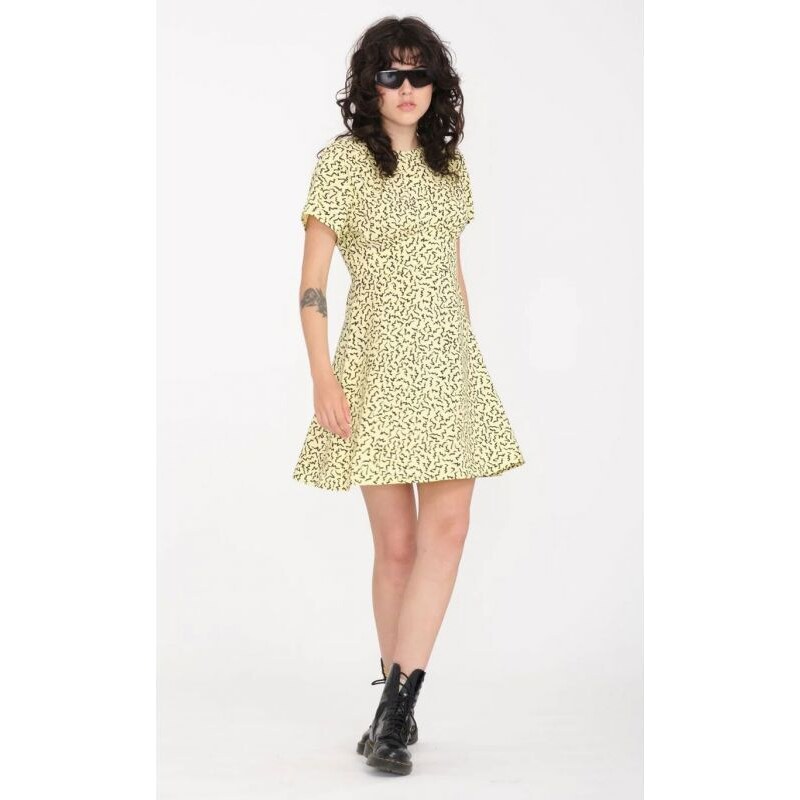 ŠATY VOLCOM urfpunk / - žlutá -