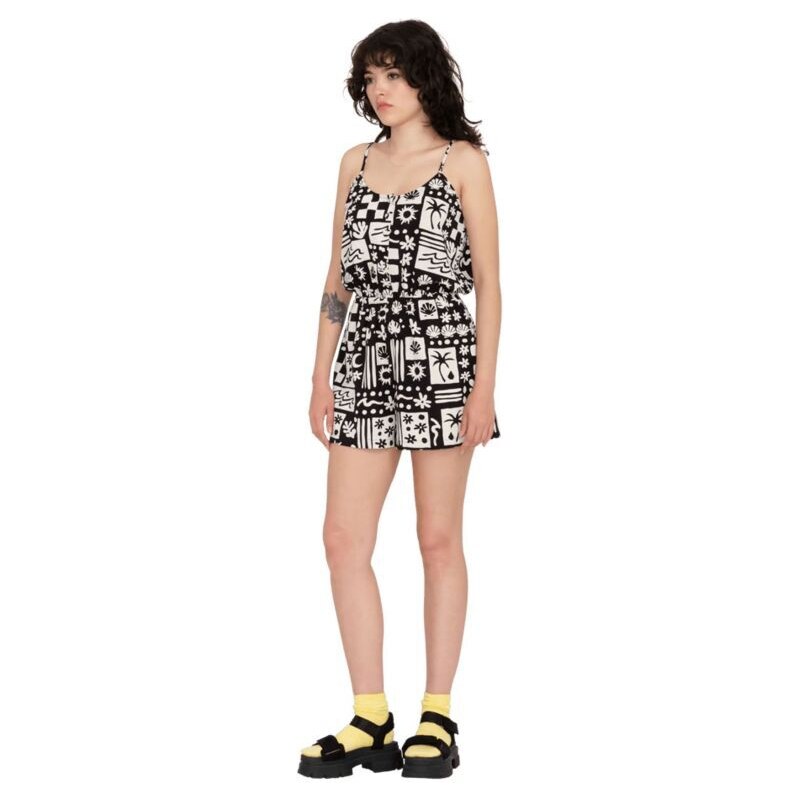 Volcom OVERA VOCOM Sunny Wid Romper WMS - černá -