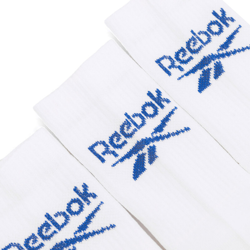 Sada 3 párů vysokých ponožek unisex Reebok