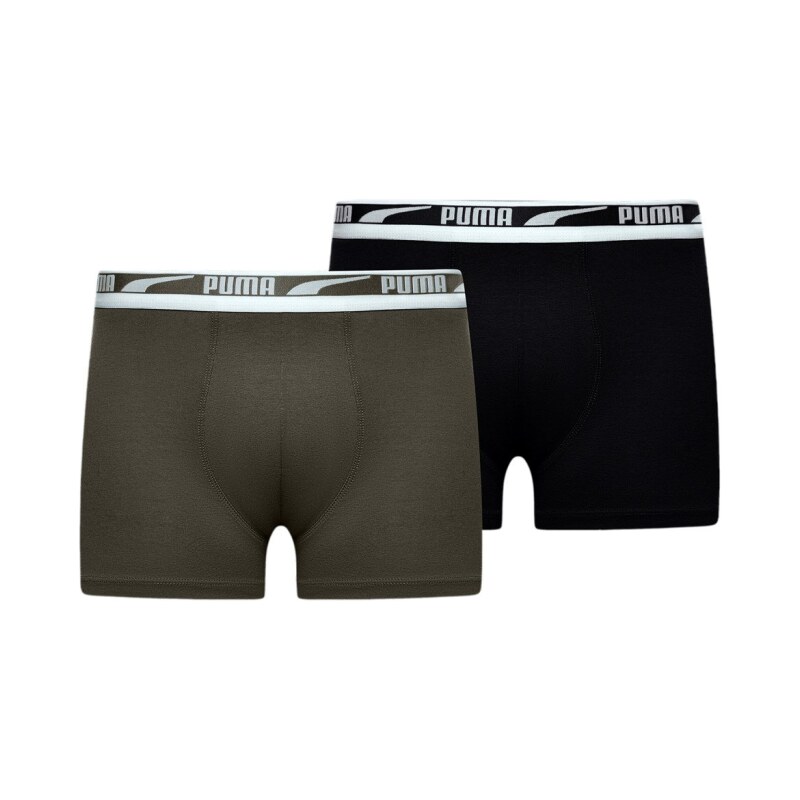 Puma men multi logo boxer 2p brown