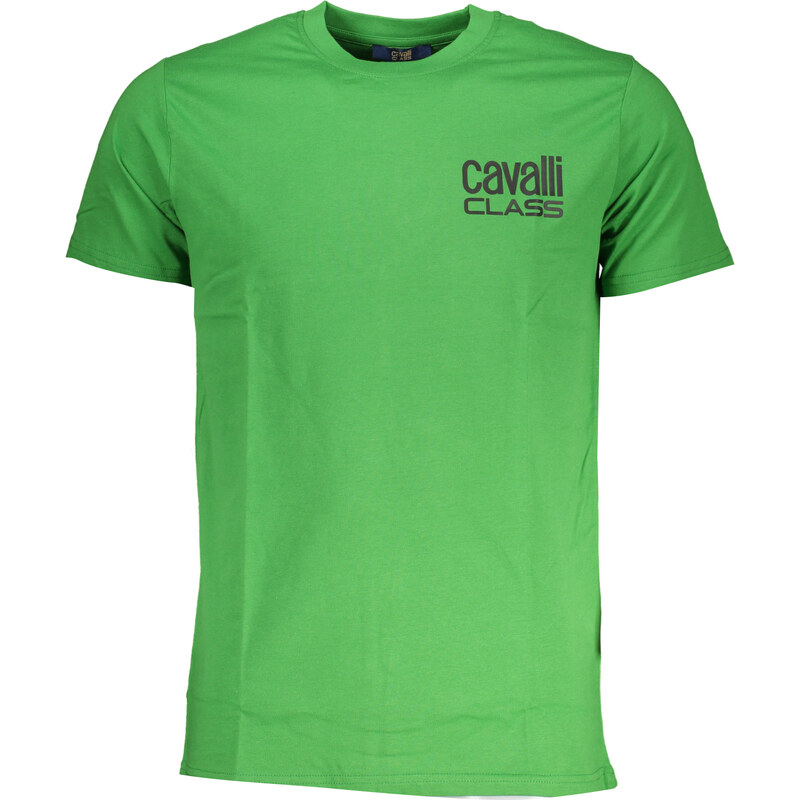 Zelené pánské triko Cavalli Class