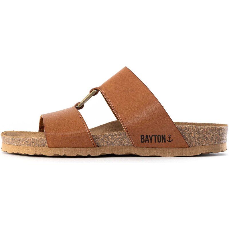 Bayton Pantofle Navia koňaková / černá