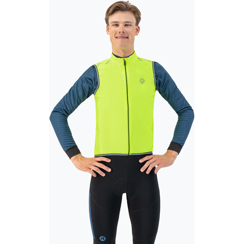 Pánská cyklistická vesta Rogelli Core fluor
