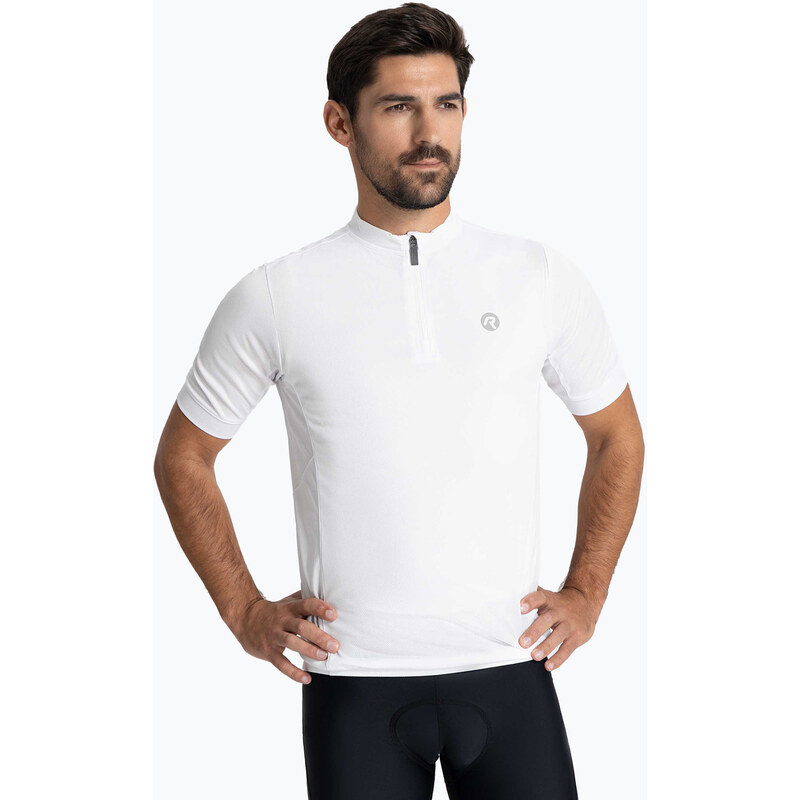 Pánský cyklistický dres Rogelli Core white