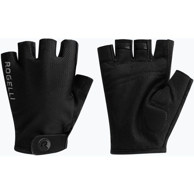 Pánské cyklistické rukavice Rogelli Core black