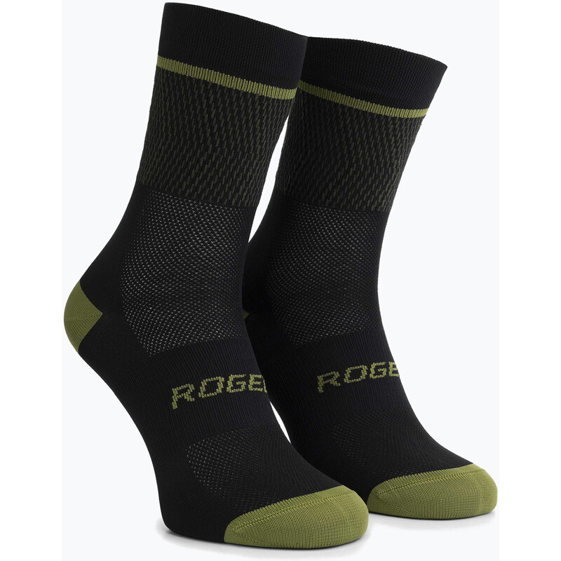 Cyklistické ponožky Rogelli Hero II green/black