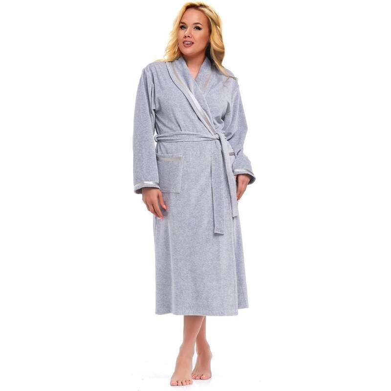 Doctornap Dámský župan 1078 grey plus