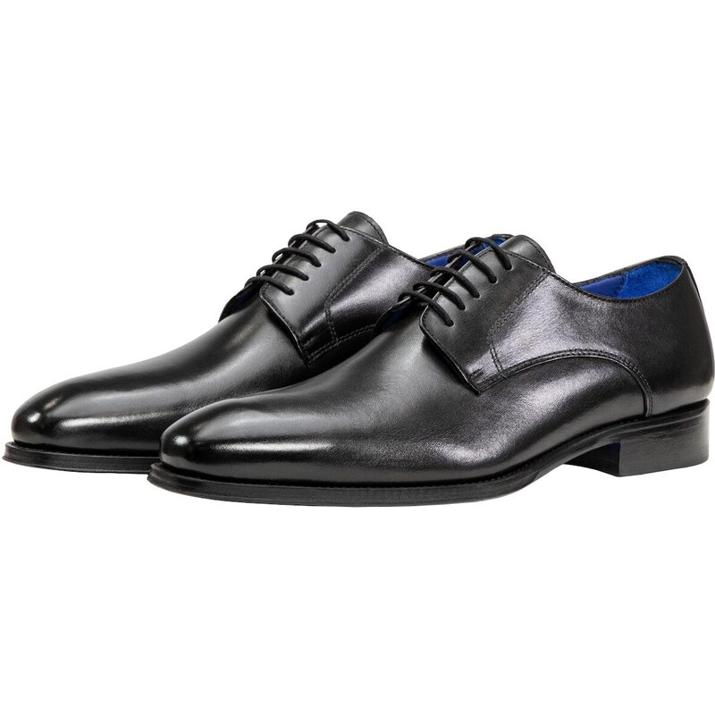 Wojas Černé Pánské Elegantní Polobotky Premium