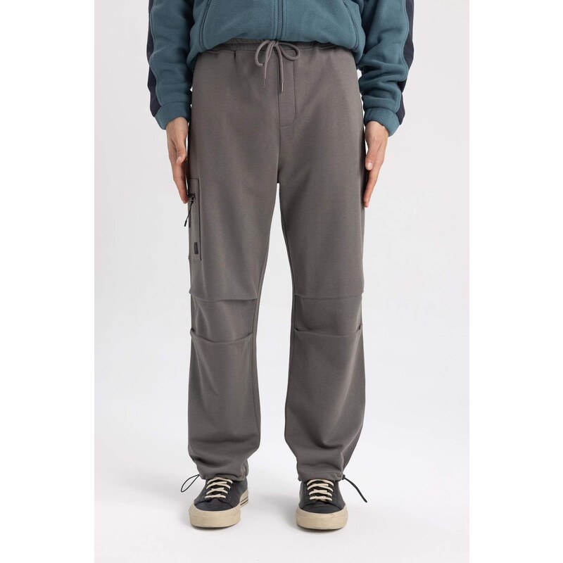 DEFACTO Oversize Fit Wide Leg Discovery Licensed With Cargo Pocket Sweatpants