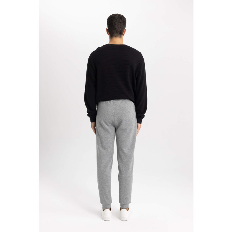 DEFACTO Slim Fit Rib Hem Zipper Pocket Sweatpants