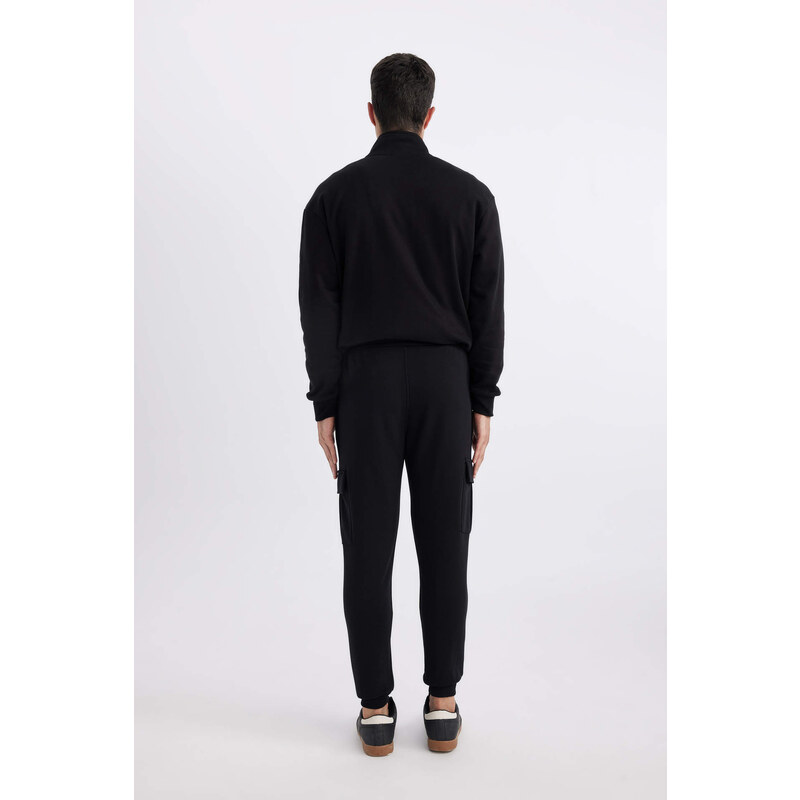 DEFACTO Slim Fit Rib Hem With Cargo Pocket Sweatpants