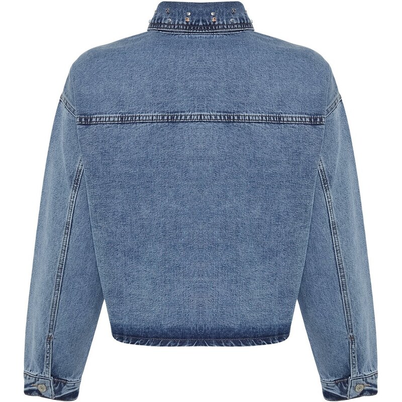 Trendyol Blue Stone Denim Shirt