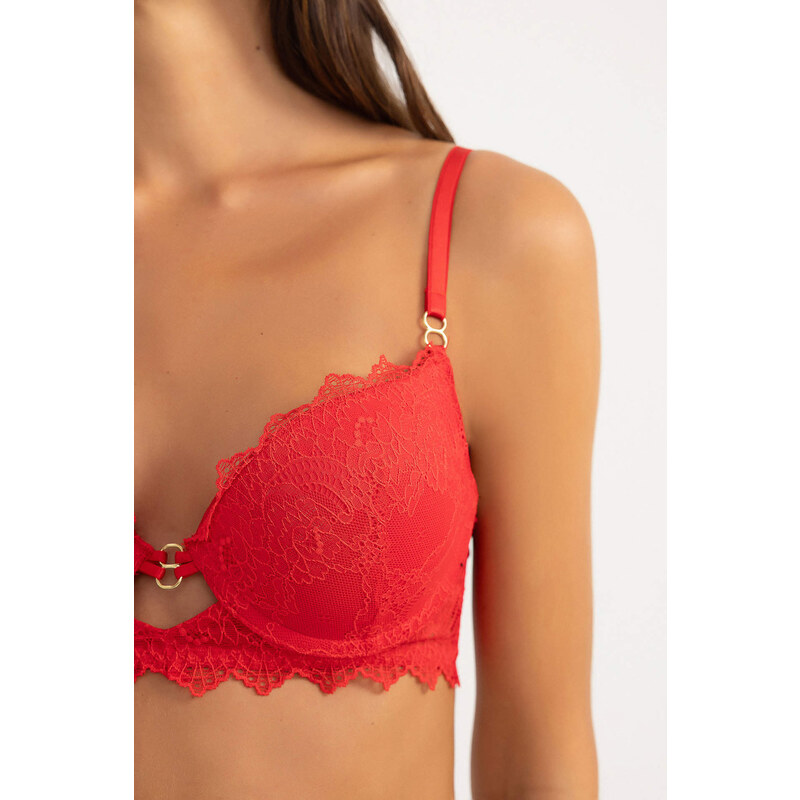 DEFACTO Fall In Love Lace Push Up Bra