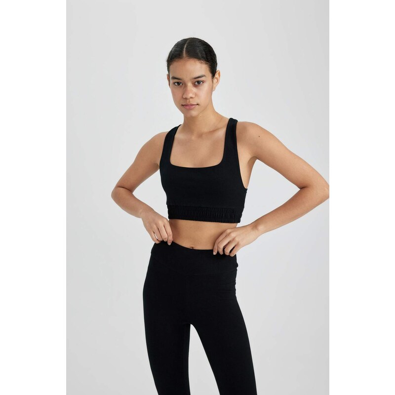 DeFactoFit Crew Neck Sports Bra