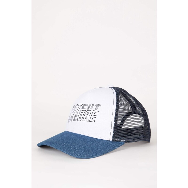 DEFACTO Man Woven Printed Hat