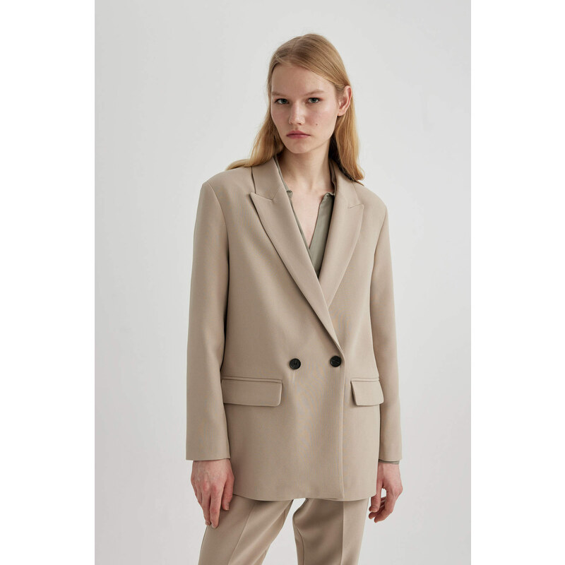 DEFACTO Oversize Fit Blazer Jacket